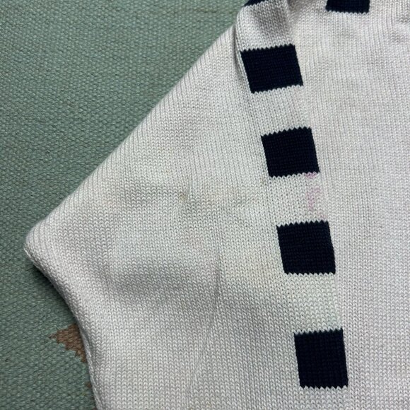 Vintage 80s head sportswear knit sweater ski snow cotton stars boxy medium - Picture 3 of 9